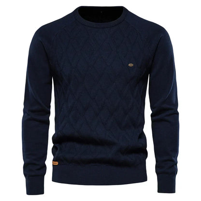 Cameron | Men's Checked Sweater