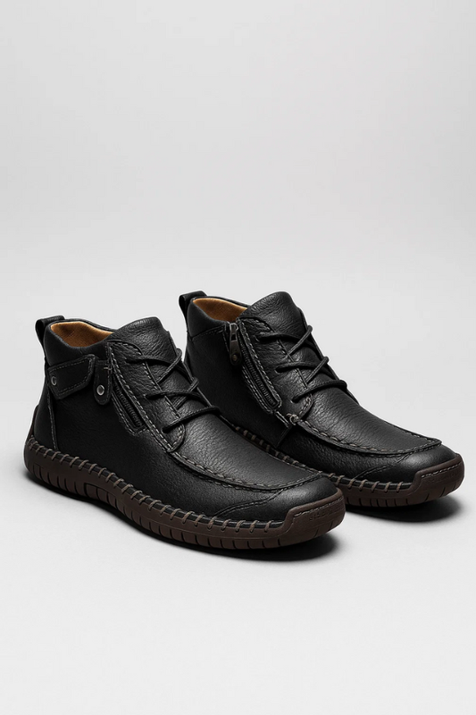 Men's Orthopaedic Leather Shoes – Stable, Comfortable & Everyday Wearable