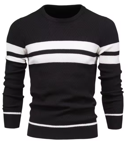 Cameron  | Stylish Men's Sweater with Herringbone Pattern