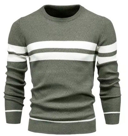 Cameron  | Stylish Men's Sweater with Herringbone Pattern