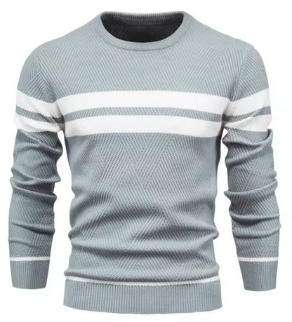 Cameron  | Stylish Men's Sweater with Herringbone Pattern
