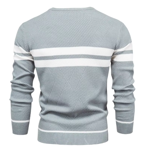 Cameron  | Stylish Men's Sweater with Herringbone Pattern
