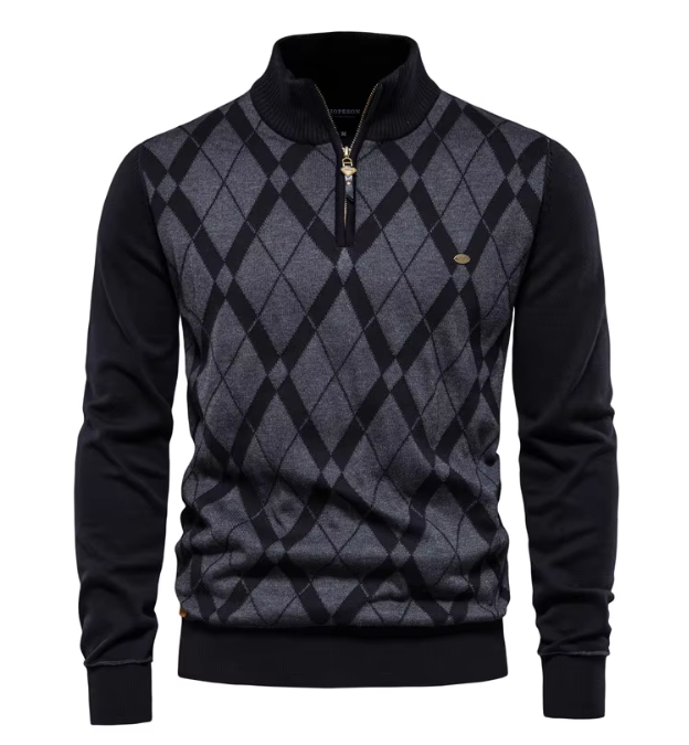 Cameron | Men's Half-Zip Jumper