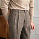 Classic High Waist Trousers with British Charm