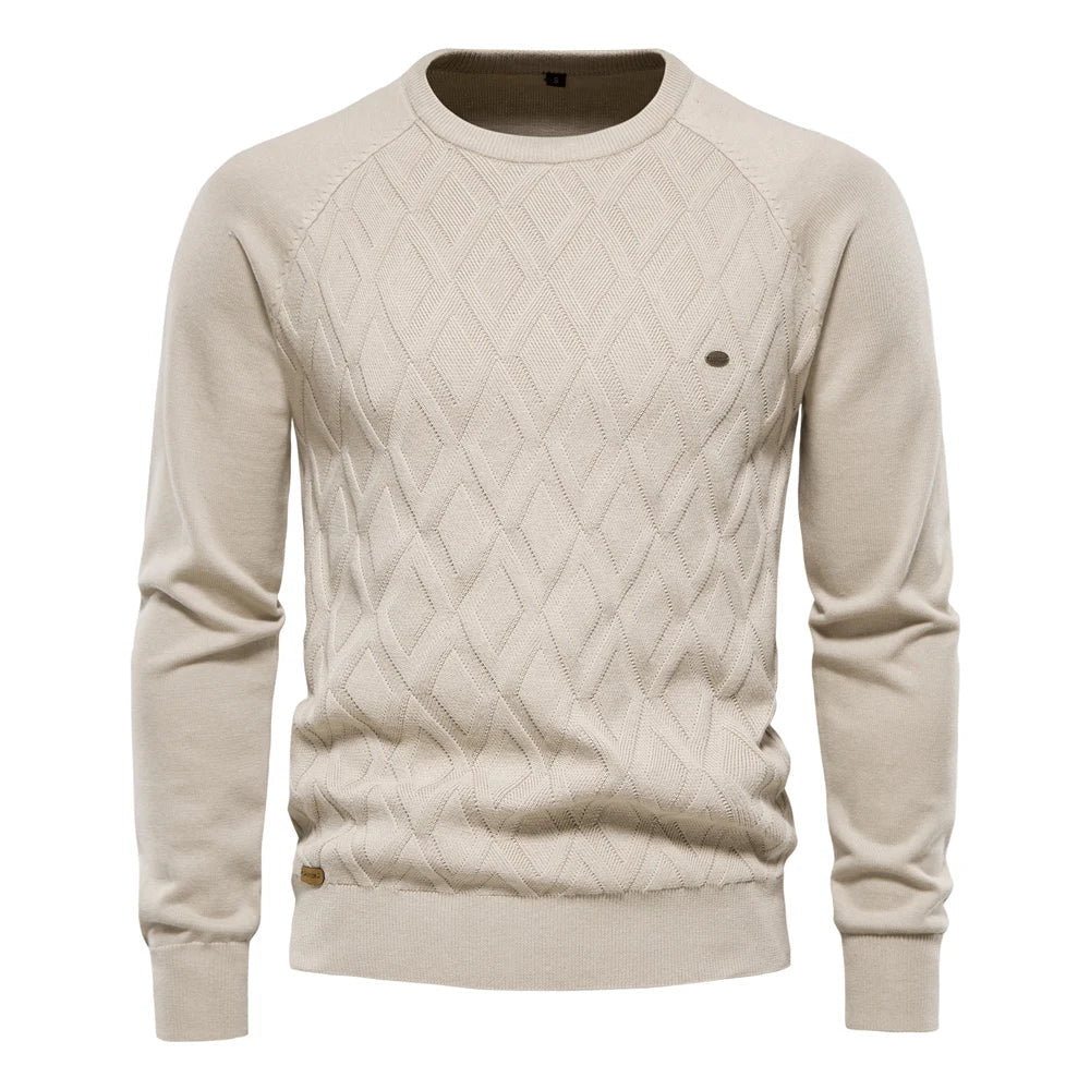 Cameron | Men's Checked Sweater
