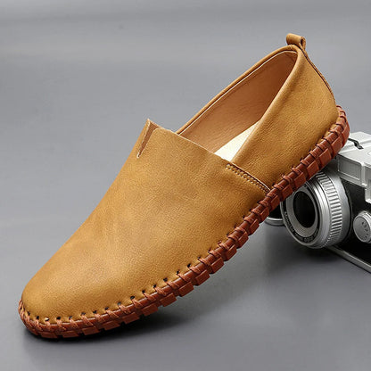 Santorini Leather Slippers