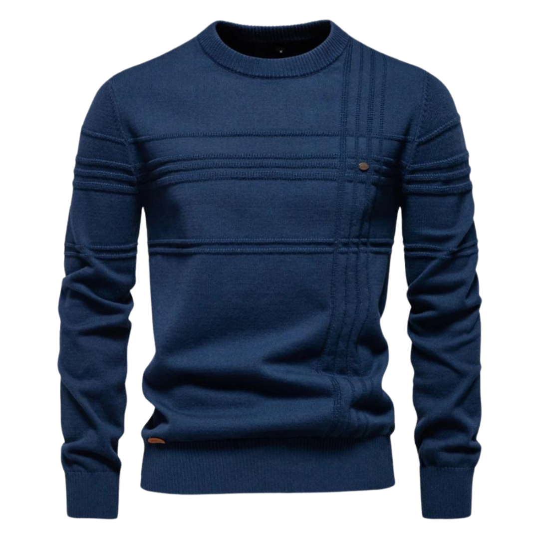 Cameron | Stylish Men's Sweater with Check Design