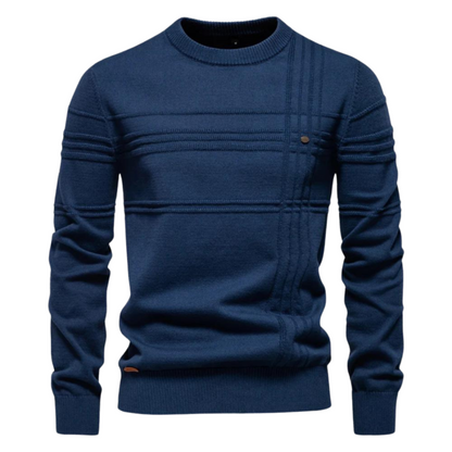 Cameron | Stylish Men's Sweater with Check Design