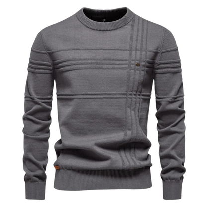 Cameron | Stylish Men's Sweater with Check Design