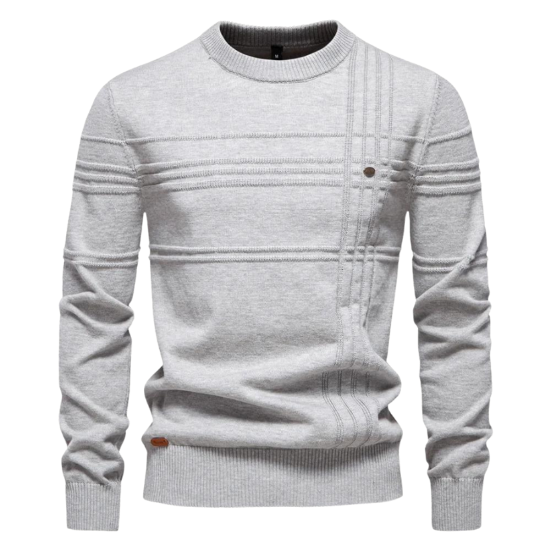 Cameron | Stylish Men's Sweater with Check Design