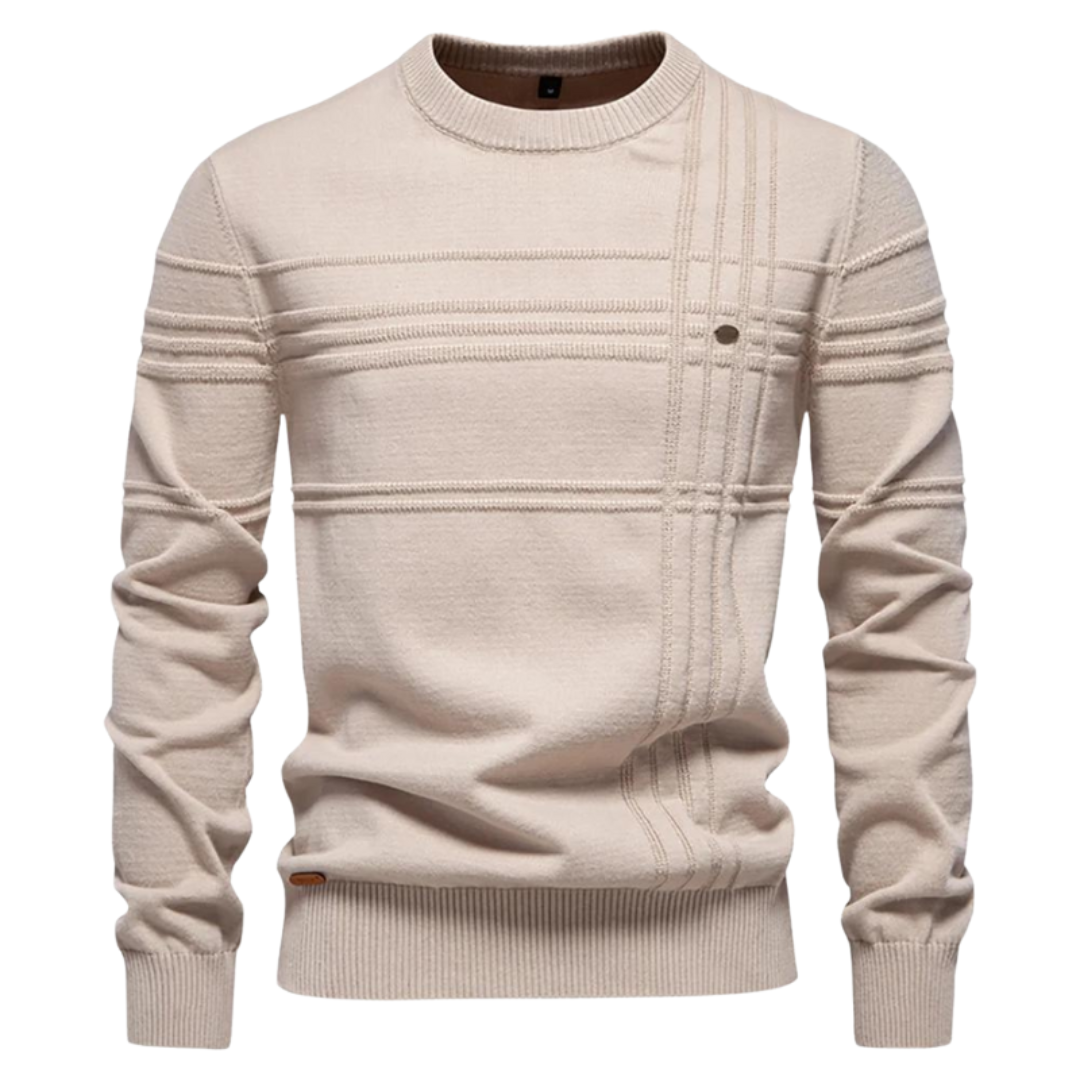 Cameron | Stylish Men's Sweater with Check Design