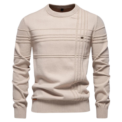 Cameron | Stylish Men's Sweater with Check Design