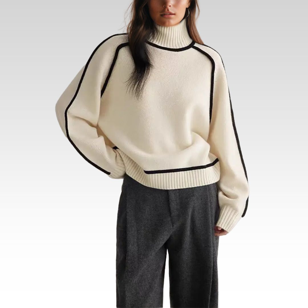 Lara | Women's Sweater with Roll Neck