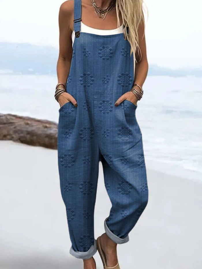Petra | Vintage Floral Jumpsuit
