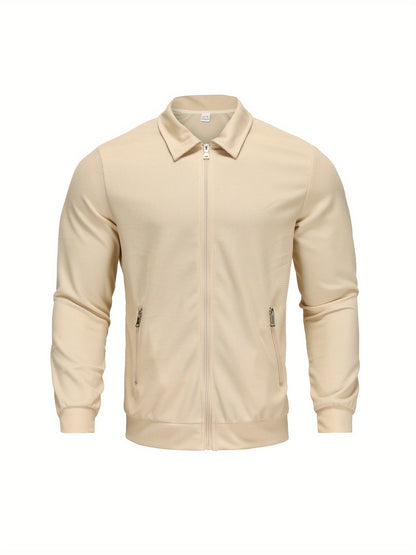 Marvin – Casual Polyester Jacket with Zip