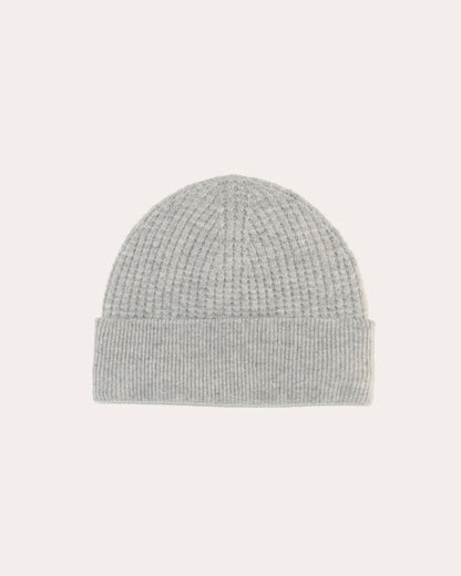 Waffle Beanie | Grey Melange