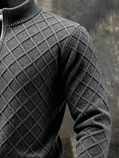 Leandro | Retro Pullover with Henley Button Placket