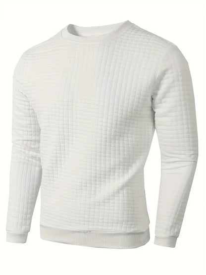 Andreas Herren Pullover – Boho Check, Langarm, Gemütlich