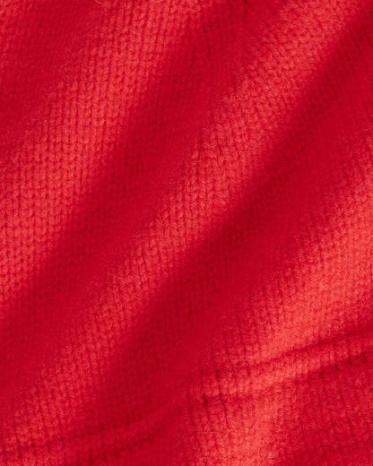 Merino Wool Beanie | Classic Red