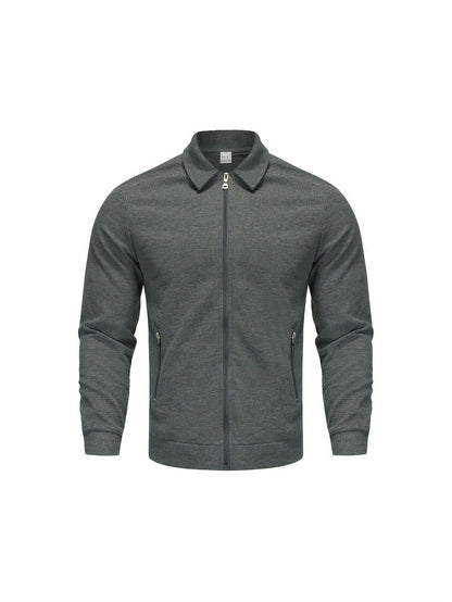 Marvin – Casual Polyester Jacket with Zip