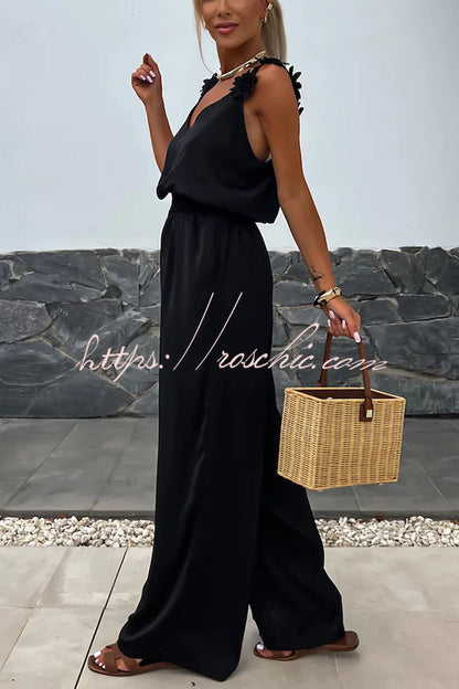 Cosima | Casual Jumpsuit with Embroidery