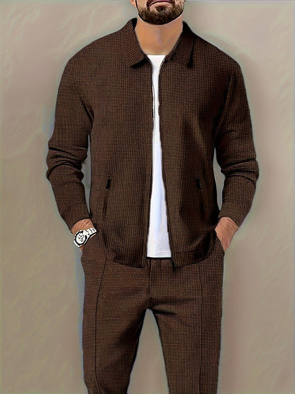 Marvin – Casual Polyester Jacket with Zip