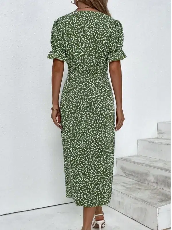 Floragrün Midi Dress