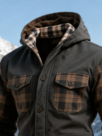 Cameron - Windproof, warm, and cold-resistant men's hooded jacket