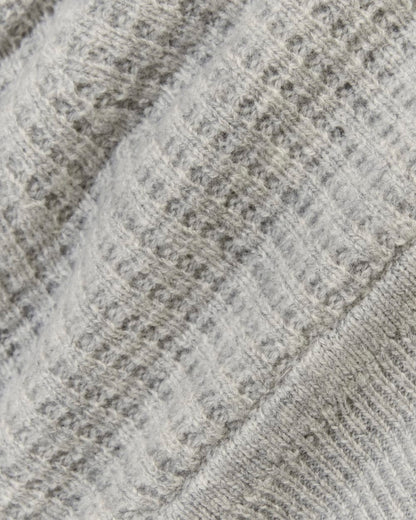 Waffle Beanie | Grey Melange