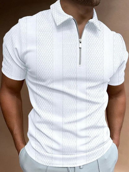 Rocco | Casual Reversible Knitted Jacquard Polo