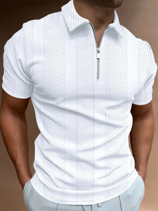 Rocco | Casual Reversible Knitted Jacquard Polo