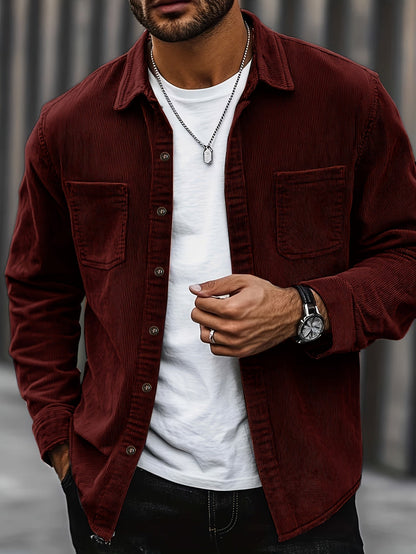 Johan | Men's Cord Shirt Jacket