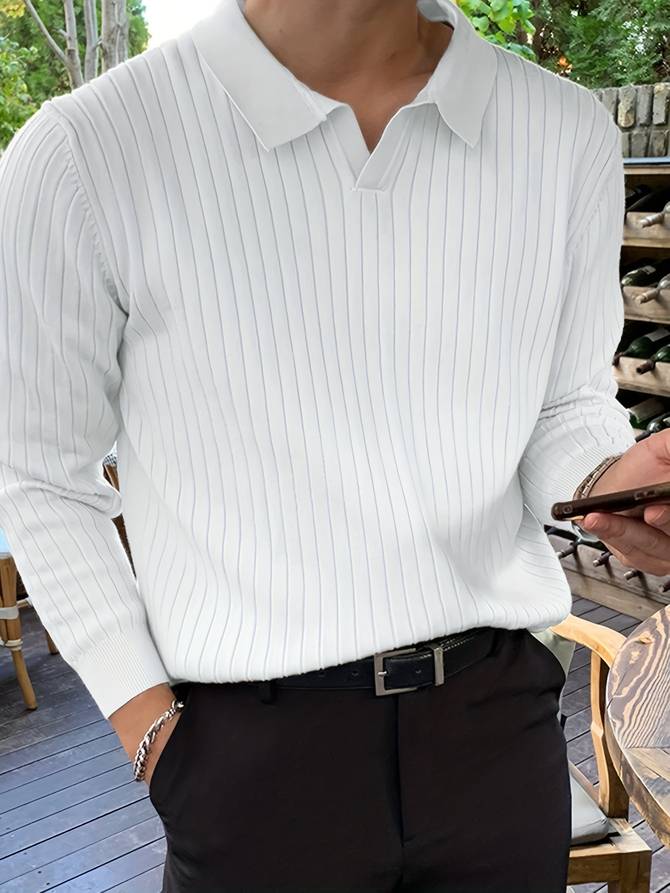 Feinblick Men's Long Sleeve Polo Shirt