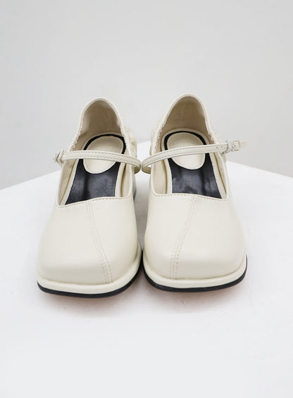 Round Heel Mary Janes BU5