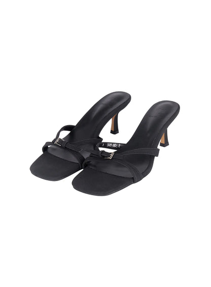 Belted Square Toe Heels CF510