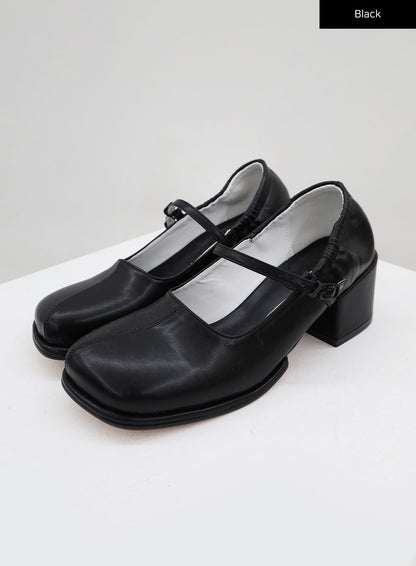 Round Heel Mary Janes BU5