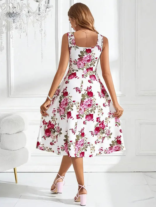 Nikolina Fashionable and Elegant Midi Dress