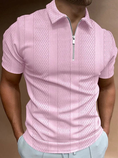 Rocco | Casual Reversible Knitted Jacquard Polo