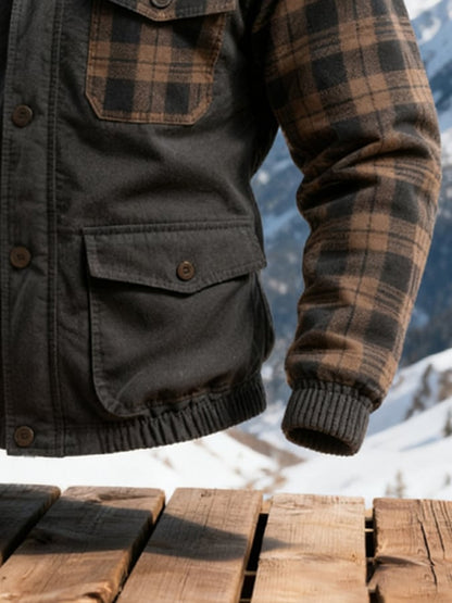 Cameron - Windproof, warm, and cold-resistant men's hooded jacket