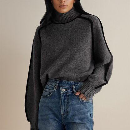 Lara | Women's Sweater with Roll Neck