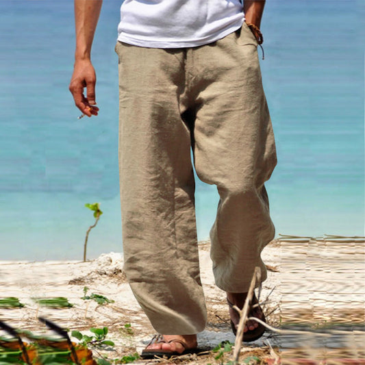 Remo | Casual linen pants with relaxed cut