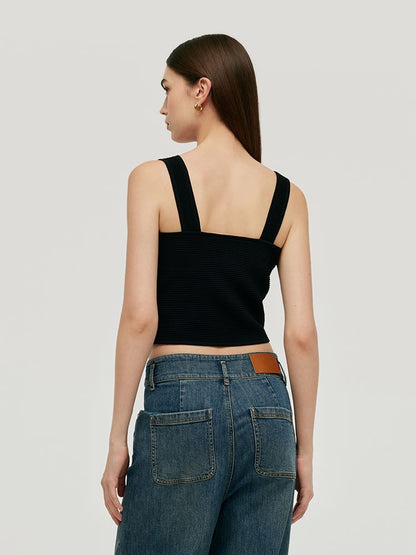 Women's Crocheted Crossover Top