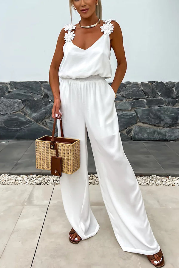 Arie | Loose fit jumpsuit with wide-leg pants