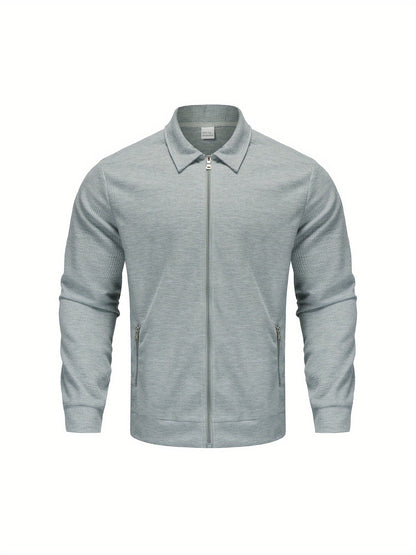Marvin – Casual Polyester Jacket with Zip