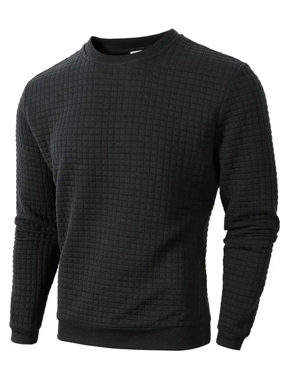 Andreas Herren Pullover – Boho Check, Langarm, Gemütlich