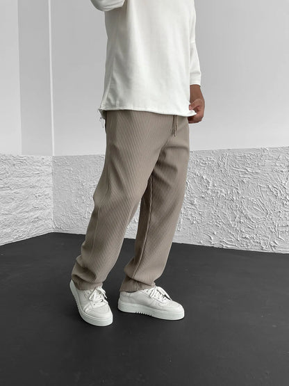 Wigand Comfort Ribbed Elastane Trousers