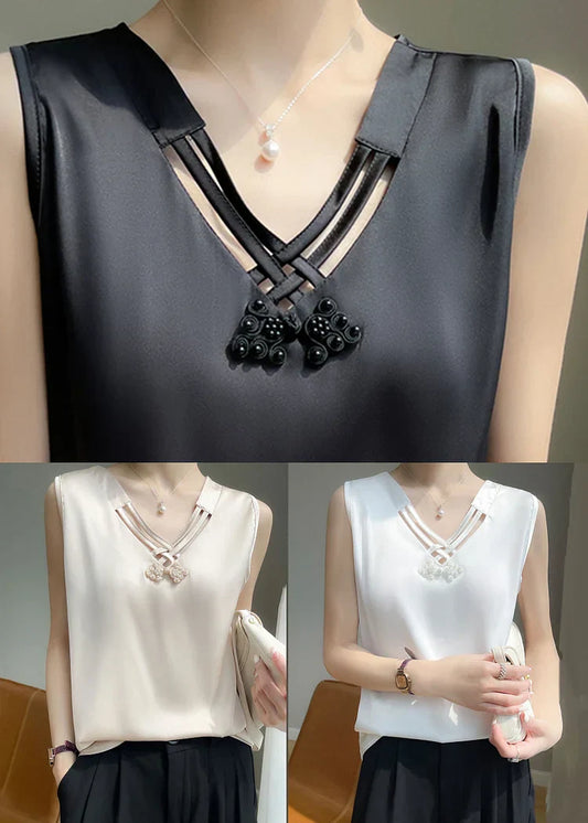 Abby | Sleeveless V-Neck Tank Top