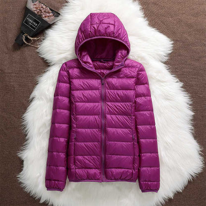 Nord | Premium Jacket with White Feathers