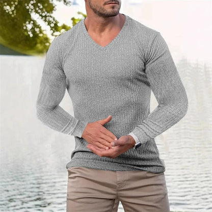 Faron - Long-Sleeved Striped Shirt