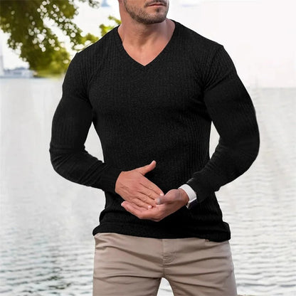 Faron - Long-Sleeved Striped Shirt